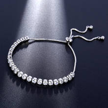 2022 wholesale Red leather rope magnet self-priming bracelet bracelet Crystal from Swarovskis Fine Jewelry Flower zircon female 2024 - buy cheap