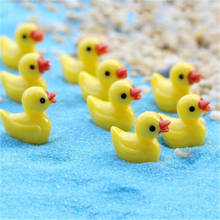 Figuritas de patitos amarillos para el hogar, accesorios de decoración en miniatura para jardín de hadas, 5 uds. 2024 - compra barato