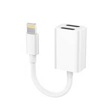 2 in 1 Splitter Light ning Cable one for headphone one for charging For iphone XS Max X 8 7 2024 - buy cheap