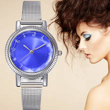 Топ Роскошные модные женские кварцевые часы Простые Романтические серебряные часы женские наручные часы женские часы Relogio Feminino Reloj Mujer 2024 - купить недорого