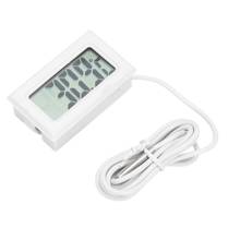 Termômetro digital para aquário, medição de temperatura, com tela lcd, para freezer, cor branca, termostato, com caixa à varejo 2024 - compre barato