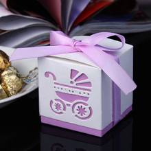 50Pcs box wedding dragees Butterfly Candy Box packaging Wedding Gift Boxes Chocolate Box For Guests Party Wedding Decoration 6Z 2024 - buy cheap