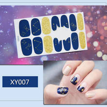 1pcs 3D Nail Art Sticker Summer Starry Sky Nail Wraps Gold Star Moon Adhesive Tips Slider Nail Sticker Manicure Decorations 2024 - buy cheap