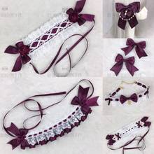 Poison Mushroom Dress Accessories Lolita Small Things Headdress Lolita Hair Band Necklace KC Side Clip Necklace 2024 - buy cheap