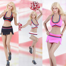 Action figure feminina fg047 1/6, conjunto de sapatos de cheerleading feminina, sutiã esportivo, meias para 12 ", figura de ação 2024 - compre barato