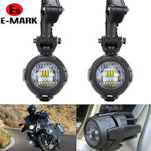 Luz antiniebla auxiliar LED para motocicleta, Faro de conducción Universal de 40W para R1200GS/ADV/F800GS 2024 - compra barato