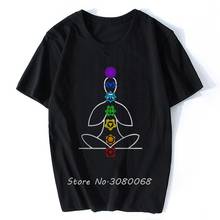 Camiseta de dibujos animados para hombres y mujeres, camisa Unisex de moda, chacras, Yoga, meditación, budista, Namaste, espíritu, nueva 2024 - compra barato