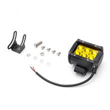 4'' led 4x4 accessories off road bar light auto led working light 18w yellow white worklight vintage car truck parts 2024 - buy cheap
