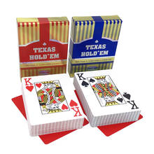 2Sets/Lot Top Grade Double Frosted Baccarat Texas Hold'em Royal Poker Card Laser Box Waterproof Plastic Playing Cards Board Game 2024 - buy cheap