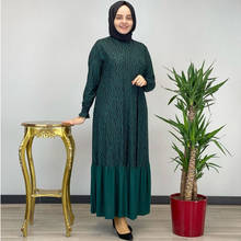 Dubai Abaya-vestido musulmán Hijab para mujer, caftán marroquí, ropa turca, Abayas para mujer, Túnica islámica, caftán musulmán, Omán 2024 - compra barato