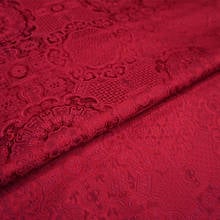 Red yard dyed jacquard damask fabric for coat curtain table cloth sofa cushion upholstery patchwork  DIY cloth 2024 - buy cheap