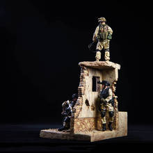 In Stock 1/12 Figure Scene Accessory Afghanistan Platform Professional Battlefield Battle Strategy Bunker TW1921 for 6'' Soldier 2024 - buy cheap