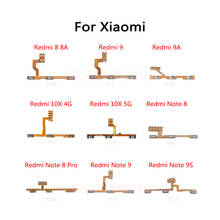 Botón de encendido para Xiaomi Redmi NOTE 8 Pro 8A 9 9A 10X 4G 5G 9S 7 7S, interruptor de volumen, tecla de encendido/apagado, Cable flexible 2024 - compra barato
