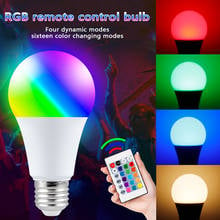 8W Edison LED Filament Bulb E27 RGB Remote Control Smart Bulb 16 Colors Light Bulb AC85-265 Incandescent Lamp Home Party Decor 2024 - buy cheap