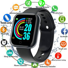 Reloj inteligente Digital con Bluetooth, resistente al agua, rastreador de Fitness, Monitor de ritmo cardíaco, presión arterial, reloj deportivo para IOS y Android 2024 - compra barato
