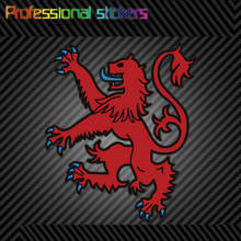 Наклейка в виде льва из Шотландии, вырезанная виниловая наклейка с красным львом и шотландским логотипом, знаки эмблемы для автомобилей, домов на колесах, ноутбуков, мотоциклов 2024 - купить недорого