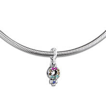 Se adapta a pulseras collares 100% Plata de Ley 925-joyería Signature Me My Girl Pride Charm Beads envío gratis 2024 - compra barato