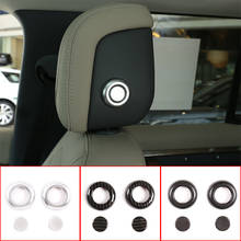 Car Styling Head Pillow Adjustment Buttons Cover Stickers Trim For Land Rover Defender 110 2020-2021 Interior Auto Accessories 2024 - buy cheap