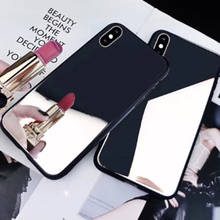 Luxury Soft Fashion TPU Mirror Phone Case for Samsung A70 A50 A40 A30 A20 Galaxy A6 A8 2018 S8 S9 S10 Plus Back Cover 2024 - купить недорого