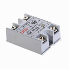 10A Single Phase Solid State Relay SSR-10AA  AC Control AC  80-250VAC TO 24-380VAC SSR 10AA Relay Solid State 2024 - buy cheap