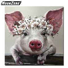 DIY Diamond painting Pig picture Full Square/Round Mosaic 5D Cross stitch Handicrafts Pattern Home decor Gift WYZ20200507 2024 - buy cheap