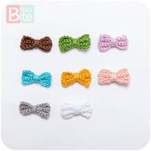 5PC Crochet Beads Bow Tie Baby Teether Toy DIY teething Pacifier Chain Necklace Nurse Accessories Newborn Gifts Children's Goods 2024 - buy cheap