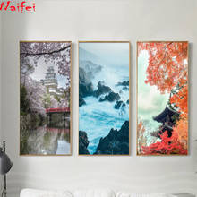 5d diy diamond painting 3 panel Japanese Mount Fuji Cherry Flower landscape Home Decor Painting full drill diamond embroidery 2024 - buy cheap