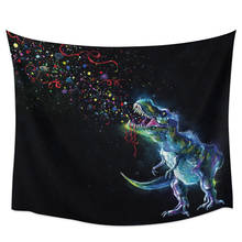 Bubble Dinosaur Wall Tapestry Home Wall Decor Tapestry Cover Beach Towel Picnic Mat Yoga Mat 2024 - buy cheap