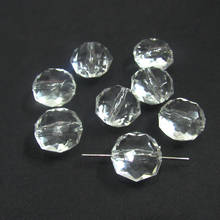 Mais novo 16mm * 10mm 290 pçs/lote Acrílico Facetada Plano Rodada Beads/Acessórios Da Jóia/Finding DIY Contas 2024 - compre barato