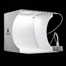 Складной световой короб для фотокамеры, LED софтбокс с двумя панелями для фотостудии, софтбокс для фотографии, комплект для фоновой подсветки, световой короб для цифровой зеркальной камеры 2024 - купить недорого