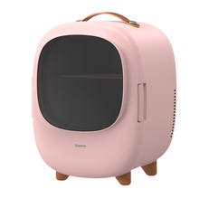 Mini refrigerador pequeño de 8L, refrigerador de doble uso para cosméticos domésticos, calefacción y refrigeración 2024 - compra barato