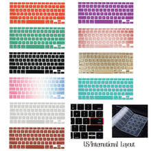 Funda de silicona suave para teclado de portátil de EE. UU., impermeable, 2020 para Apple Macbook Air de 13 ", A2179, Touch ID, A2337 (M1) 2024 - compra barato