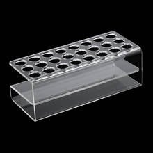 24 Slots Acrylic Lipstick Display Stand Cosmetic Eyebrow Eyeliner Lip Liner Organizer Makeup Pencil Rack Transparent 2024 - buy cheap