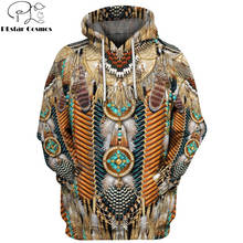 PLstar Cosmos 2019 Fashion Brand Hoodie Bohemia style Native Feather 3D Print hoodies Unisex Harajuku streetwear sudadera hombre 2024 - buy cheap