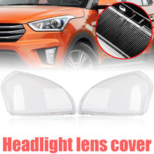 New 1 Pair Headlight Headlamp Clear Lens Left+Right Headlamp Cover For HYUNDAI TUCSON  2005 2006 2007 2008 2009 2024 - buy cheap