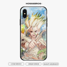 Senku Dr Stone аниме мягкий силиконовый стеклянный чехол для телефона Shell чехол для iPhone 5 5S SE 6 6S 7 8 Plus X Xr Xs 11 Pro Max