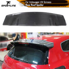 Rear Trunk Roof Lip Wing Window Spoiler for Volkswagen VW Scirocco 2008 - 2013 Non for R Rline Carbon Fiber / FRP Car Styling 2024 - buy cheap