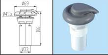 Ajuste de ar de 1 polegada de plástico, desviador de água para spa e regulador de ar da banheira quente 2024 - compre barato