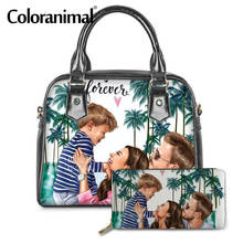 Coloranimal 2020 New Woman's Shoulder Hand Bags Super Mom Dad Warm Family Printed Crossbody Bag Storage Bags bolsa feminina 2024 - buy cheap