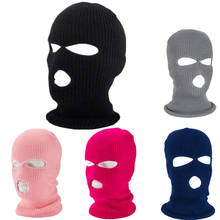 New Balaclava Pink Ski Full Face Mask Hat Winter Cover Neon Masks Solid Color Caps for Motorcycle Bicycle Cycling Knitted Hats 2024 - compre barato