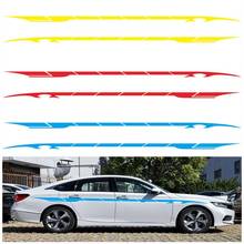 2PCS 350*8CM Car Stickers Car Side Body Door Graphics Long Stripe PVC Vinyl Decals Decor Sticker Auto DIY Sticker Car Styling 2024 - buy cheap