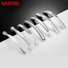 NAIERDI Zinc Alloy Cabinet Handles for Furniture Drawer Knobs Cabinet Pulls Modern Home Furniture Knobs Hardware 2024 - buy cheap
