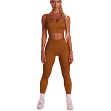 Seamless Women Yoga Set High Waist Yoga Pants Gym Clothing Women Sportswear Yoga Leggings Sports Bra 2pcs Workout Sports Set 2024 - buy cheap