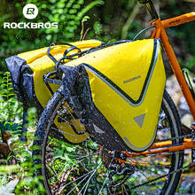 Rockbros-bolsa para bicicleta, sacola e bolsa para ciclismo, à prova d'água, 100%, bolsa de transporte de longa distância, 20l, acessório para bike e mtb 2024 - compre barato
