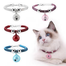 Pet Cat Collar Cute Japanese Style Pet Collars With Bells Adjustable Nylon Collar For Small Dogs Kitten Pet Cats 2024 - buy cheap