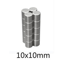 Ímãs de neodímio raro 10x10mm, discos magnéticos de 10x10mm de diâmetro permanente disco ímã de 10mm x 10mm 5/10 peças 2024 - compre barato