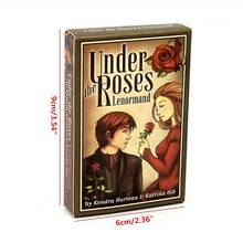 Under the Roses-cartas de oráculo, juego de mesa de Tarot para fiesta familiar, 39 cartas, Q84C 2024 - compra barato