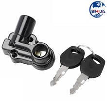 High Quality Black Seat Lock & Keys For Honda CB175 CB200 CB 350 350F CB360 CB400F CB450 CB500 550 XL175 2024 - buy cheap