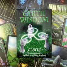 Earth Wisdom Oracle Cards Full English 32 Cards Deck Tarot Mysterious Divination Family Party Board Game 2024 - buy cheap