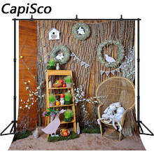 Capisco Easter Day Photography Backdrop Newborns Baby Child Party Flower Spring Interiors Photo Booth Background Studio Props 2024 - buy cheap